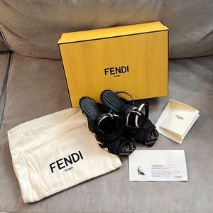 Authentic Fendi Heeled Sandals Size 36 (US 6)